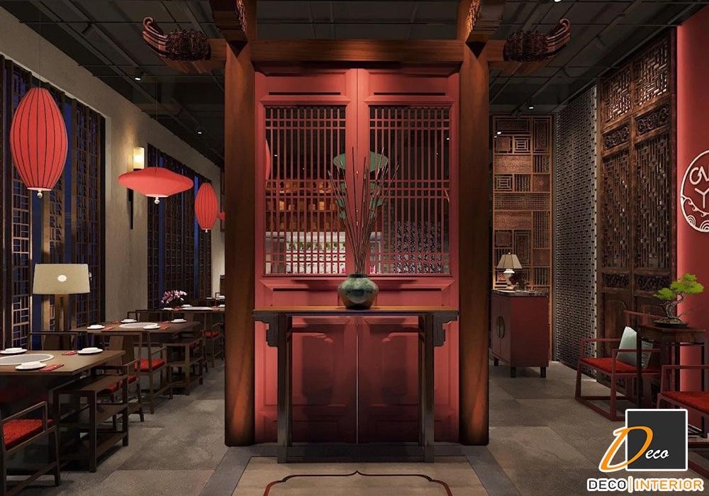 Phong cách thiết kế nội thất nhà hàng Trung Hoa