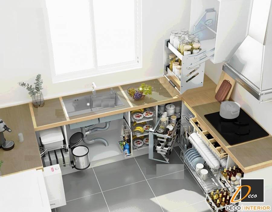 Kinh nghiệm lựa chọn đồ nội thất thông minh cho phòng bếp