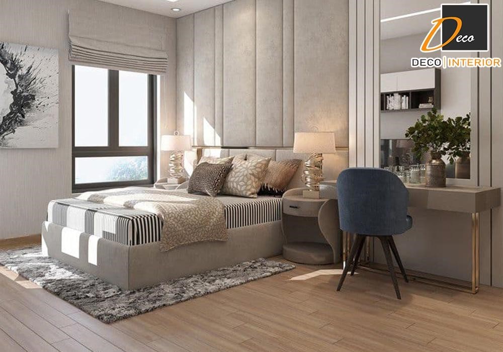 Thiết kế nội thất phòng ngủ theo phong cách hiện đại đẹp sang trong