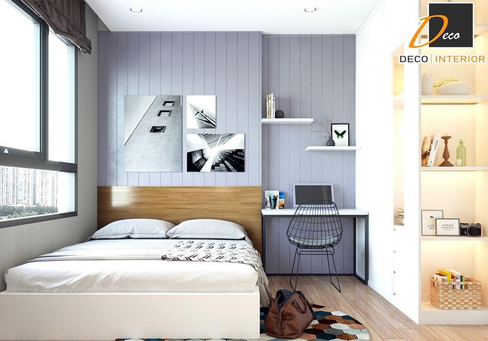 Thiết kế nội thất phòng ngủ theo phong cách hiện đại toát lên sự năng động