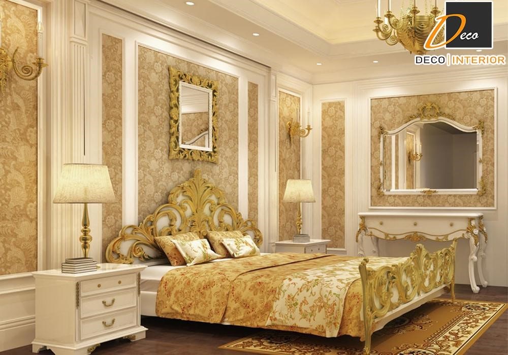 Phong cách thiết kế nội thất phòng ngủ tân cổ điển đẹp sang trọng